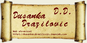 Dušanka Dražilović vizit kartica